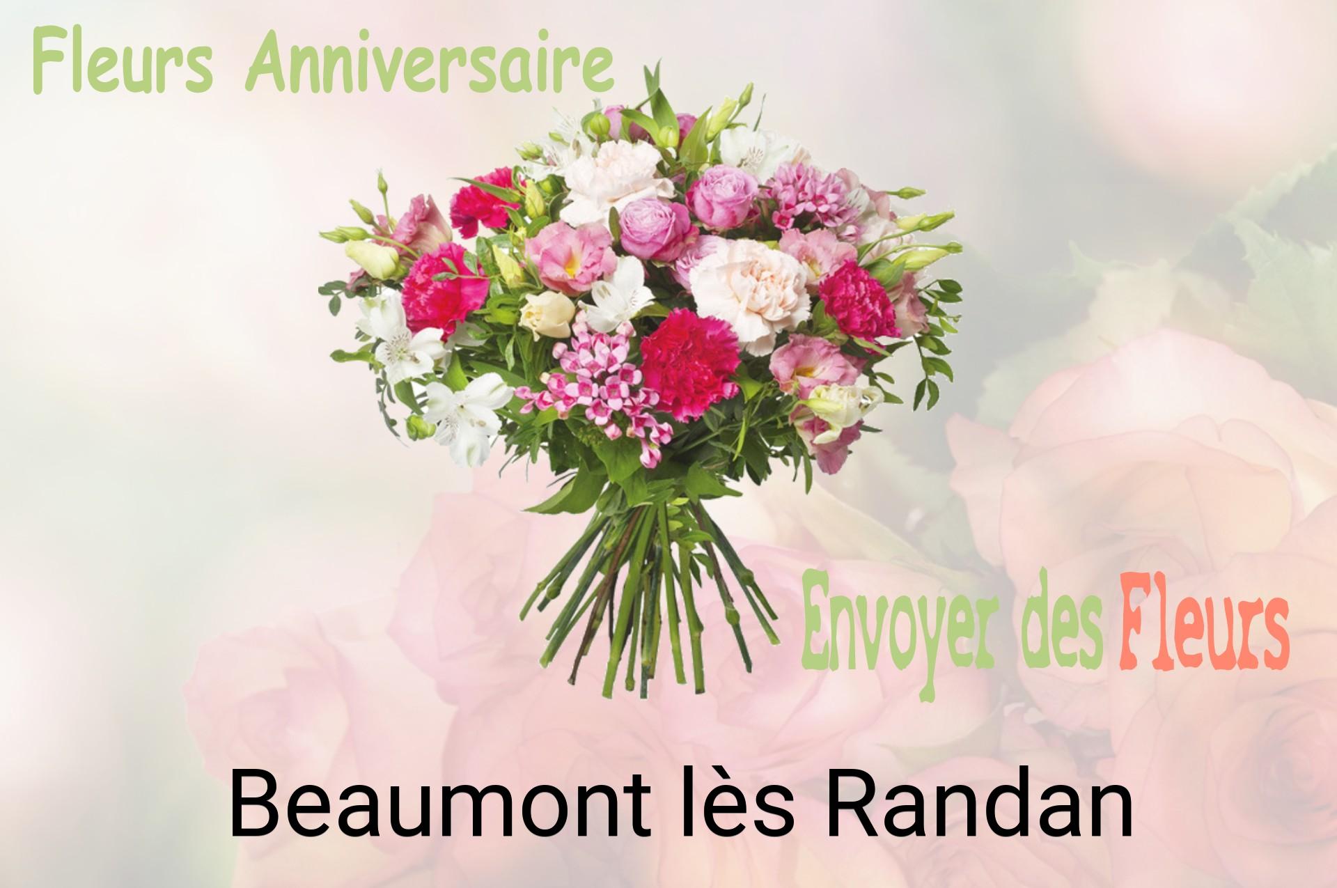 Bouquet de fleurs d’anniversaire livré à Beaumont-lès-Randan