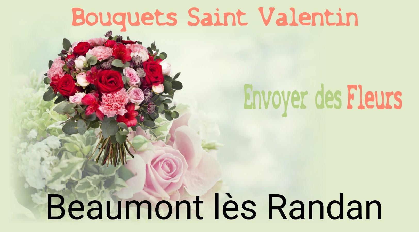 Roses de Saint-Valentin livrées à Beaumont-lès-Randan